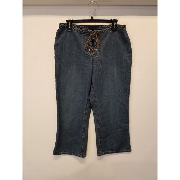 Sonoma Denim Capri Jean Capris Boho Style Size 10 - Picture 1 of 6